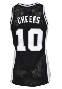 1989 Maurice Cheeks San Antonio Spurs Game-Used Road Jersey