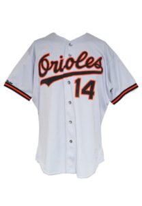 1989 Mickey Tettleton Baltimore Orioles Game-Used Road Jersey & 1992 Ben McDonald Baltimore Orioles Game-Used Road Jersey