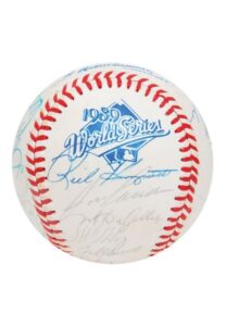 1989 Oakland Athletics Team Autographed World Series Baseball