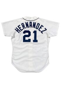 1989 Willie Hernandez Detroit Tigers Game-Used Home Jersey