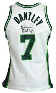 1990-1991 Adrian Dantley Milwaukee Bucks Game-Used & Autographed Home Jersey