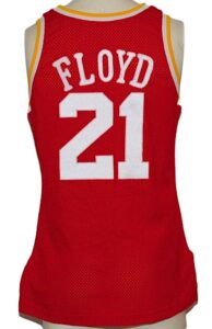 1990-1991 Eric “Sleepy” Floyd Houston Rockets Game-Used Road Jersey