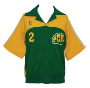 1990-1991 Gary Payton Rookie Seattle Supersonics Road Warm-Up Jacket