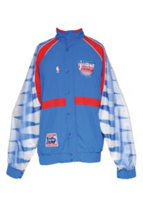 1990-1991 Kenny Anderson New Jersey Nets Worn Warm-Up Suit