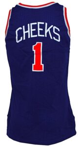 1990-1991 Maurice Cheeks New York Knicks Game-Used Road Jersey