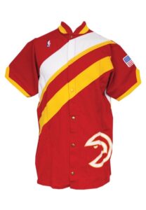 1990-91 Atlanta Hawks Worm Warm-Up Suit Attributed to Dominique Wilkins