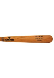 1990-91 Carlton Fisk Chicago White Sox Game-Used Bat