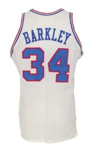 1990-91 Charles Barkley Philadelphia 76ers Game-Used & Autographed Home Uniform