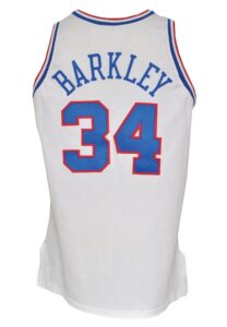 1990-91 Charles Barkley Philadelphia 76ers Game-Used Home Uniform