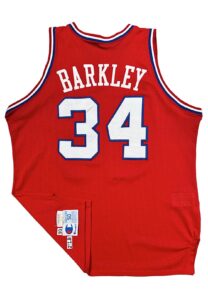 1990-91 Charles Barkley Philadelphia 76ers Game-Used Jersey