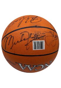 1990-91 Chicago Bulls Team-Signed Basketball