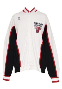 1990-91 Chicago Bulls Warm-Up Jacket Attributed to Michael Jordan