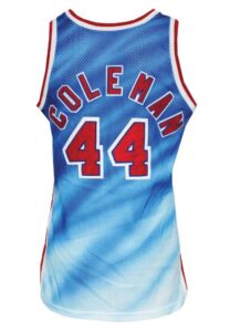 1990-91 Derrick Coleman Rookie New Jersey Nets Game-Used Alternate Road Uniform