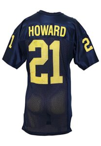 1990-91 Desmond Howard Michigan Wolverines Game-Used Jersey