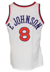 1990-91 Eddie Johnson Phoenix Suns Game-Used Turn Back The Clock Home Uniform