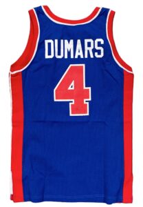 1990-91 Joe Dumars Detroit Pistons Game-Used Road Jersey