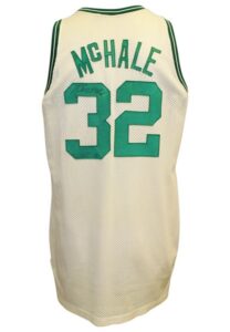 1990-91 Kevin McHale Boston Celtics Game-Used & Autographed Home Jersey