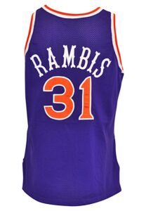 1990-91 Kurt Rambis Phoenix Suns Game-Used Road Jersey