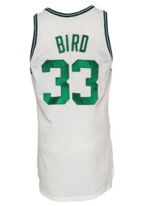 1990-91 Larry Bird Boston Celtics Game-Used Home Jersey