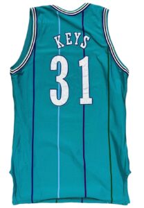 1990-91 Randolph Keys Charlotte Hornets Game-Used Jersey