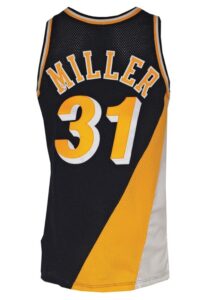 1990-91 Reggie Miller Indiana Pacers Game-Used Road Jersey 