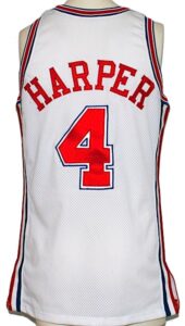 1990-91 Ron Harper LA Clippers Game-Used & Autographed Home Jersey