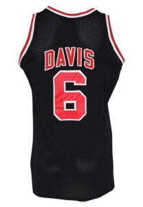 1990-91  Walter Davis Portland Trailblazers Game-Used Road Jersey