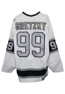 1990-91 Wayne Gretzky LA Kings Autographed Pro-Cut Jersey