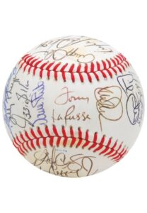 1990 American League All-Stars Team-Signed Baseball