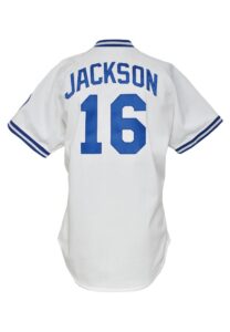 1990 Bo Jackson Kansas City Royals Game-Used & Autographed Home Jersey