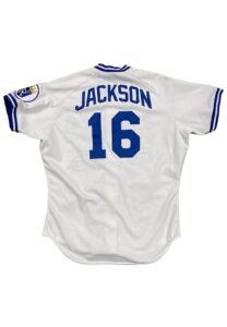 1990 Bo Jackson Kansas City Royals Pro-Cut Signed Jersey