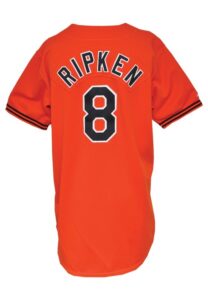 1990 Cal Ripken, Jr. Baltimore Orioles Game-Used & Autographed Alternate Jersey