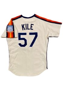 1990 Darryl Kile Houston Astros Team-Issued Jersey