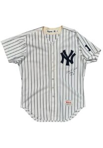 1990 Dave Righetti NY Yankees Game-Used & Autographed Jersey