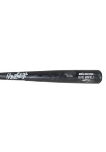 1990 Dave Winfield California Angels Game-Used & Autographed Bat