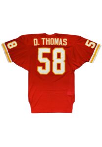 1990 Derrick Thomas Kansas City Chiefs Game-Used & Signed Jersey