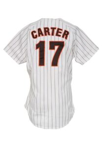 1990 Joe Carter San Diego Padres Game-Used Home Uniform