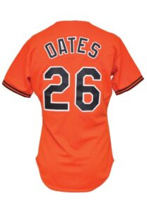 1990 Johnny Oates Baltimore Orioles Coaches Worn Alternate Jersey & 1991 Johnny Oates Baltimore Orioles Managers Worn Alternate Jersey