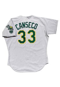 1990 Jose Canseco Oakland A’s All-Star Game-Used Jersey