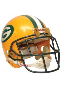 1990 LeRoy Butler Rookie Green Bay Packers Game-Used & Autographed Helmet