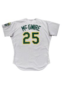 1990 Mark McGwire Oakland A’s All-Star Game-Used Jersey