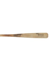 1990 Mark McGwire Oakland A’s Game-Used & Autographed Bat