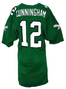 1990 Randall Cunningham Philadelphia Eagles Game-Used & Autographed Home Jersey