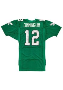 1990 Randall Cunningham Philadelphia Eagles Game-Used & Signed Jersey