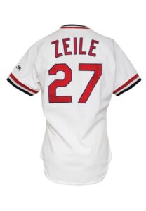 1990 Todd Zeile St. Louis Cardinals Game-Used Home Jersey