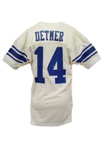 1990 Ty Detmer BYU Cougars Game-Used & Autographed Home Jersey