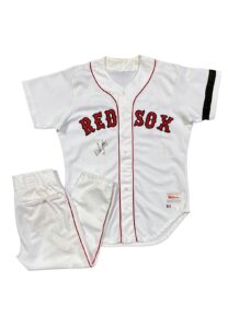 1990 Wade Boggs Boston Red Sox Game-Used & Signed Home Uniform