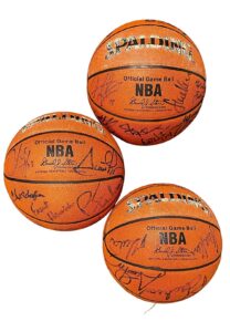 1990s Chicago Bulls Team-Signed Basketballs