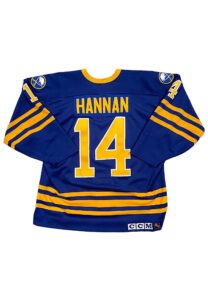 1990s Dave Hannan Buffalo Sabres Game-Used Jersey