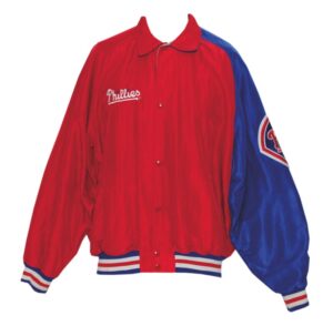 1990s Johnny Podres Philadelphia Phillies Coaches Worn Warm-Up Jacket